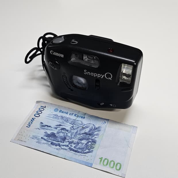 작례O 클래식 감성 캐논 스내피 Q 필름카메라 빈티지 필카