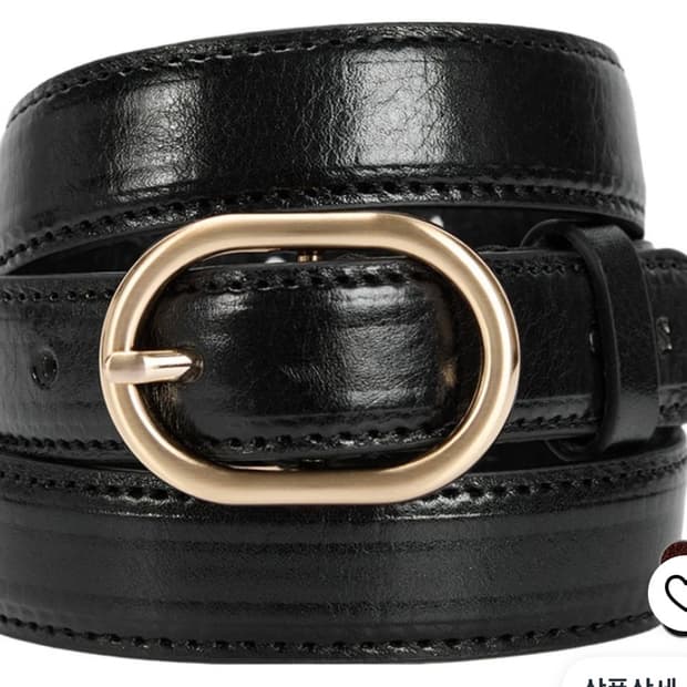 (새상품) 게스 여성용 타원 버클 벨트 XS