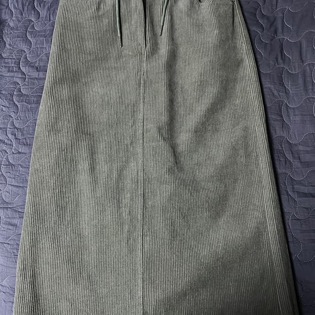 미쏘 코듀로이 스커트