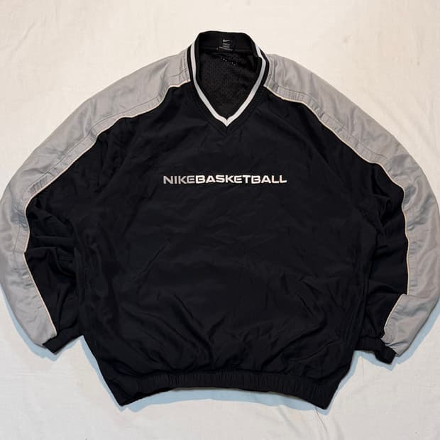 00s 나이키 배스킷볼 백스우시 바람막이 웜업 블랙