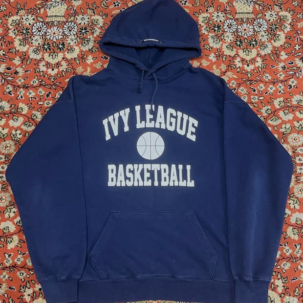 [XL] YALE 예일 아이비리그 후드티 네이비