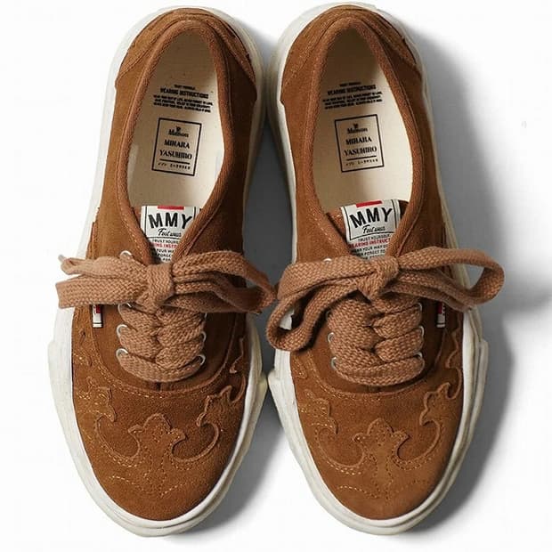 미하라 야스히로 스웨이드 베이커 스니커즈