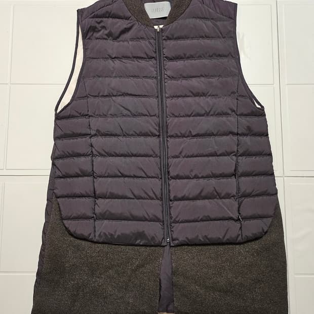 LEBEIGE 르베이지 구스 롱패딩 조끼