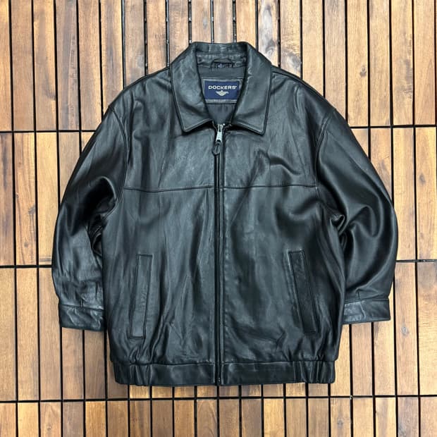 리바이스 다커스 램스킨 레더 자켓 (S)  