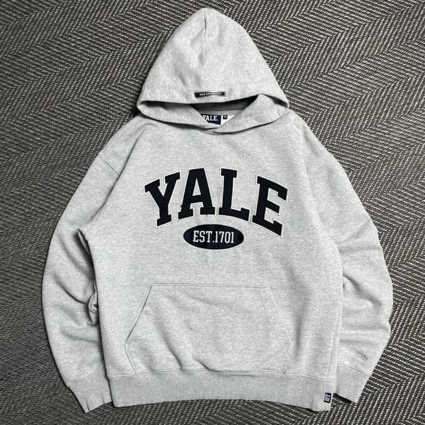 예일 아치로고 그레이 후드 티셔츠o 5121