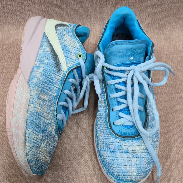 나이키275mm- 르브론 20 ASW EP 블루 라이트닝 코코넛 밀크