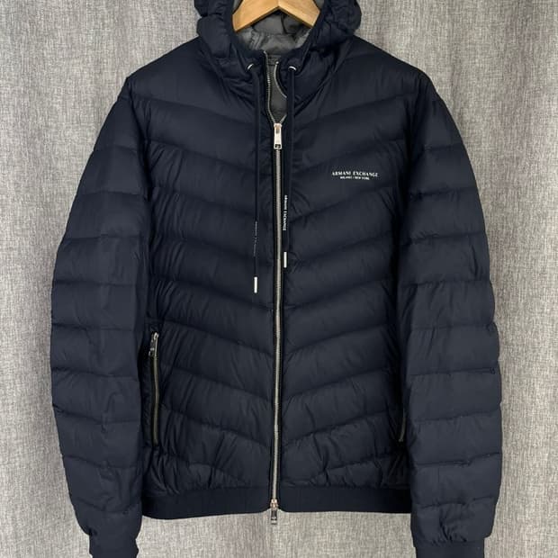 아르마니 익스체인지 덕다운 패딩/#698