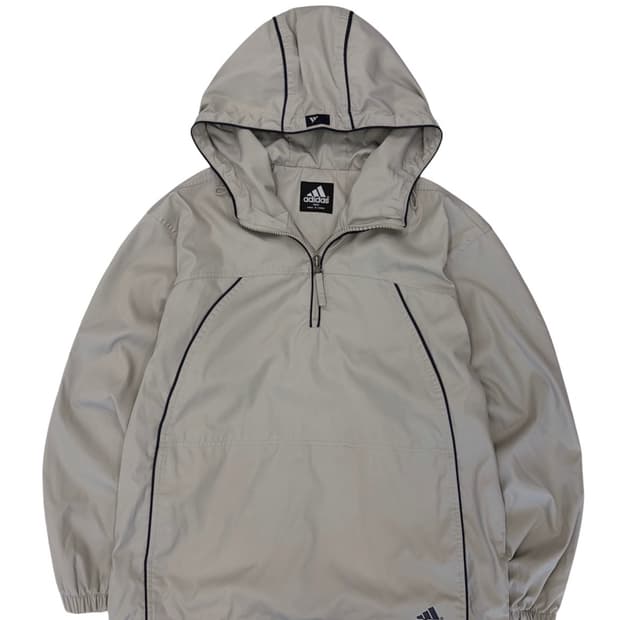 아디다스 올드스쿨 바람막이 아노락 그레이 (L) 