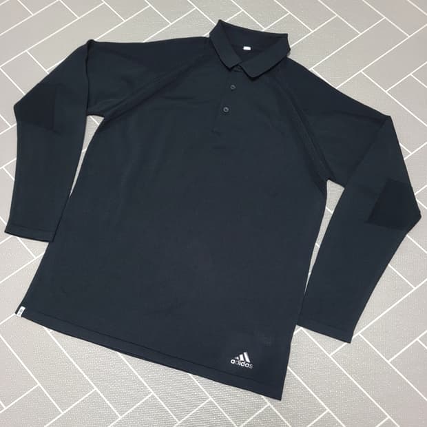 아디다스 골프 니트 LS 폴로 카라 긴팔 105
