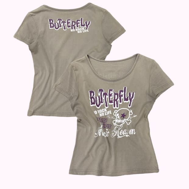 kitsch punk skull t-shirt