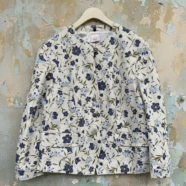 🇫🇷 Petit Paris Blue Flower Jacket