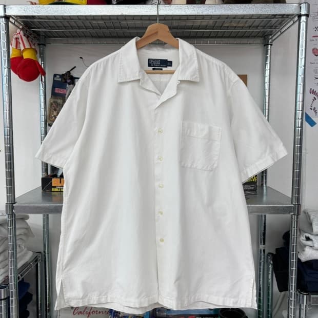 PRL Adams Camp Collar Half Shirt