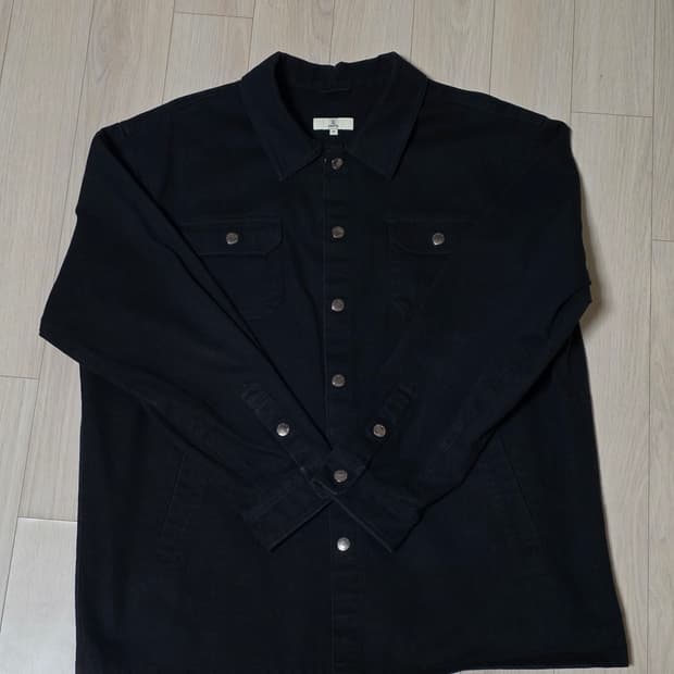 VASTIC 블랙 데님 자켓 XL