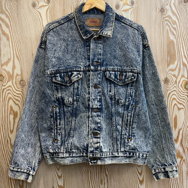 Made in USA 리바이스 70507 0510 아이스워싱 트러커자켓