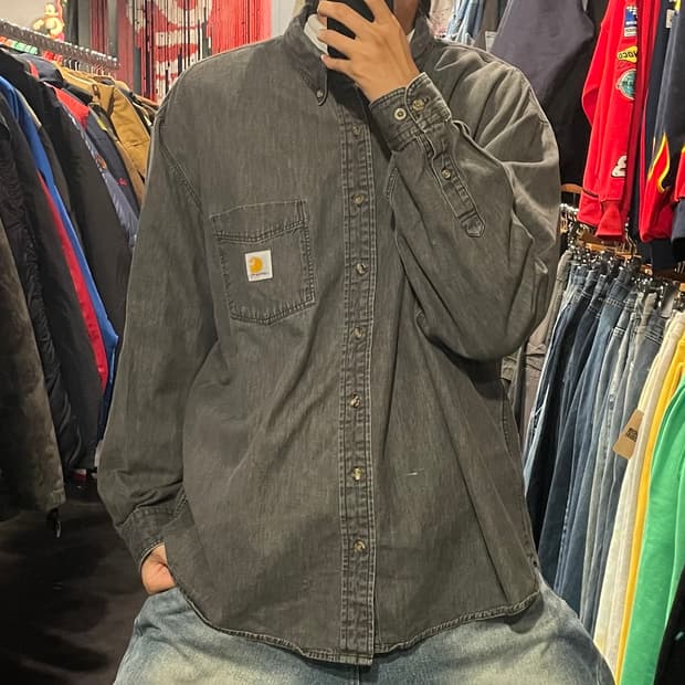 [IM] carhartt 칼하트 그레이 긴팔셔츠