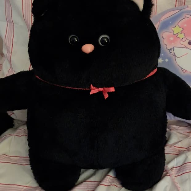 데데리트 뚱냥이 인형 블랙