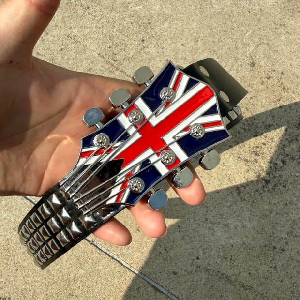 UK 빈티지 스터드 벨트