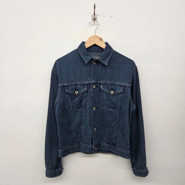 리바이스 데님 청자켓 블루 여L