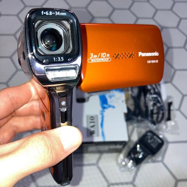 파나소닉 HX-WA10  오렌지 빈티지 캠코더