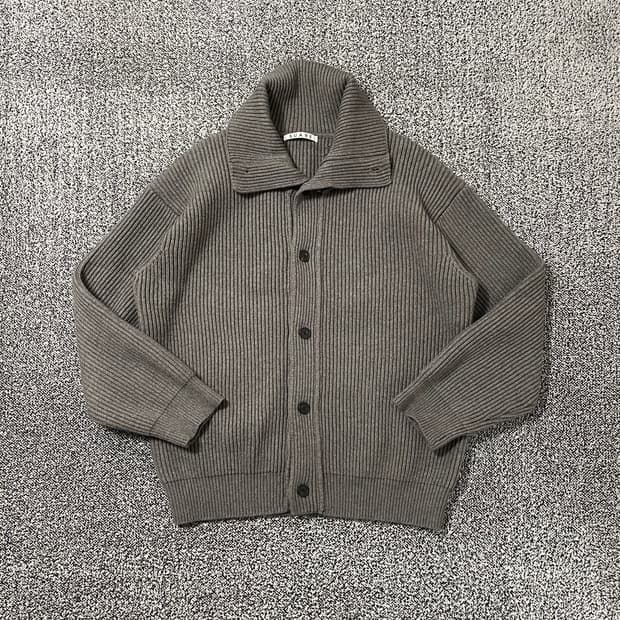 빈티지9. 수아레 SUARE 하이넥 니트 가디건