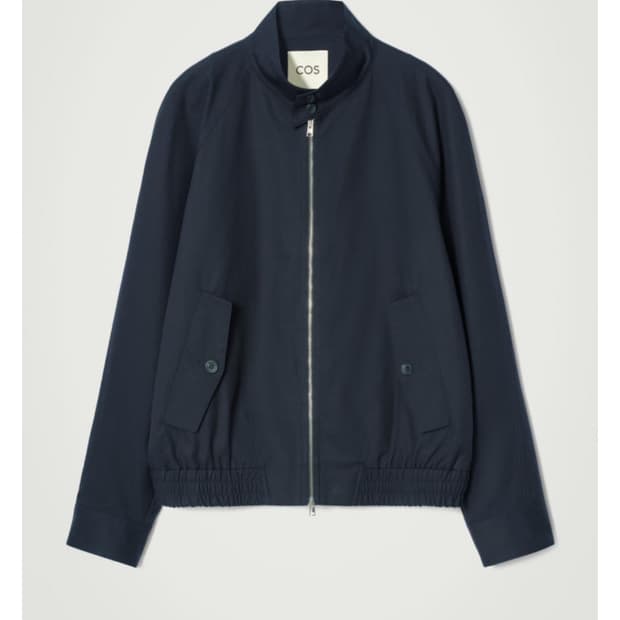 코스 워터 리펠런트 해링턴 재킷(네이비)