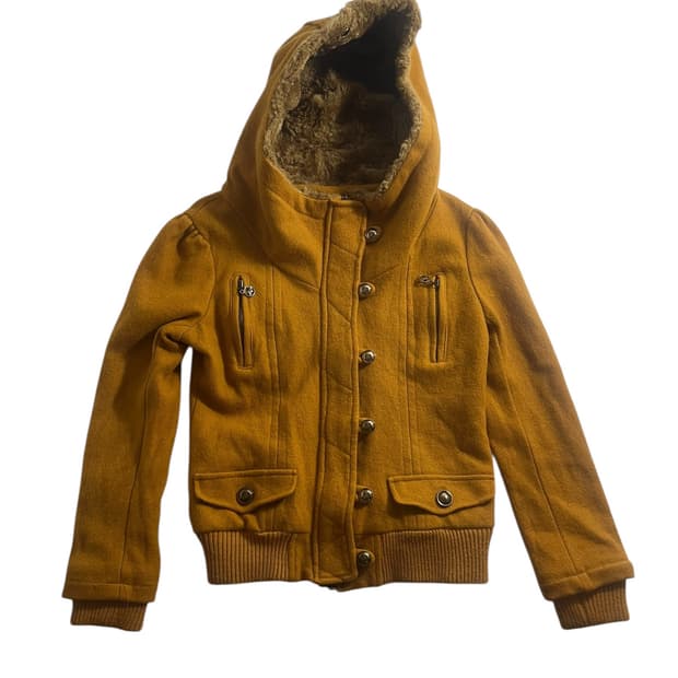 Vintage 허니퍼 후드 집업 여성 자켓