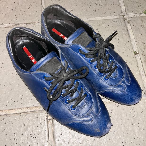 Prada Low Top Sneakers Blue
