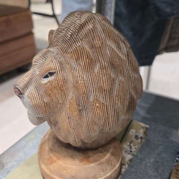 [Dulton] 우드 동물 오브제_사자