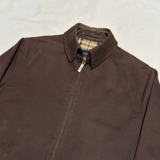 XL 버버리 클래식 브라운 해링턴 자켓