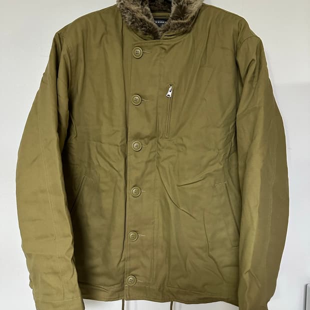 프리즘웍스 EDGAR N-1 덱 자켓 L 사이즈