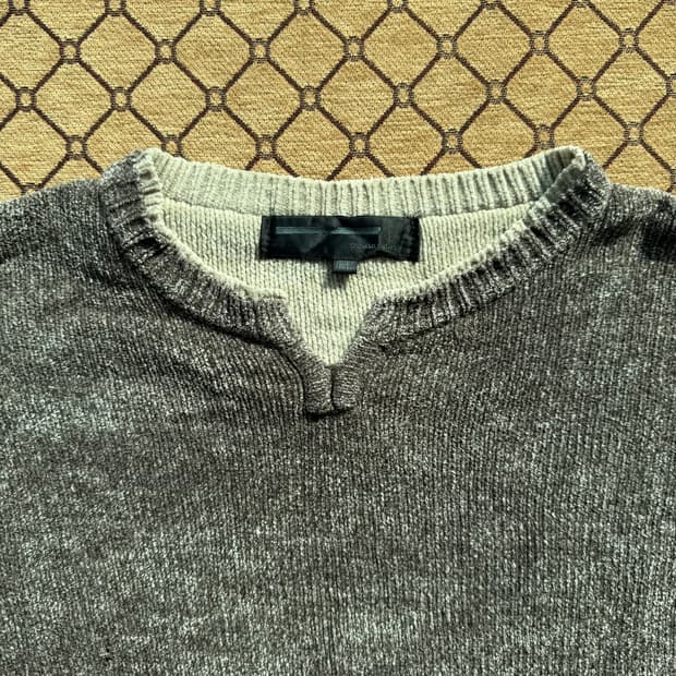 그레이 투톤 티셔츠