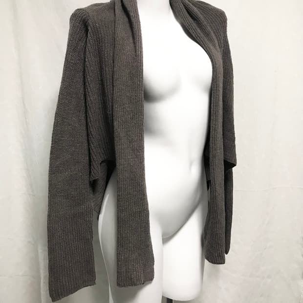 빈티지 아카이브 언발 숄 가디건