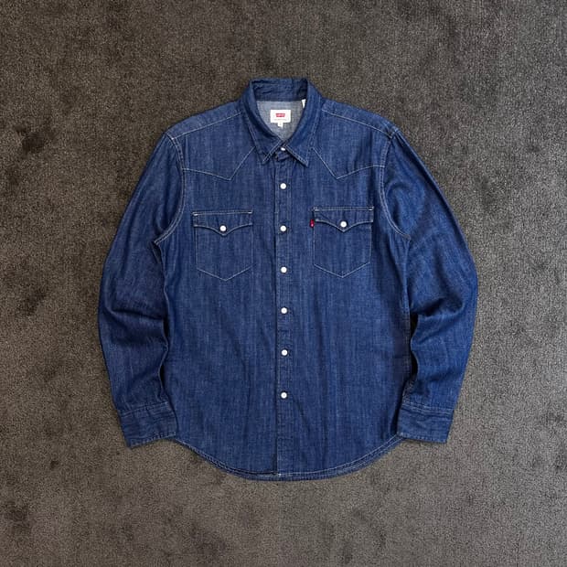 리바이스 데님 웨스턴 셔츠