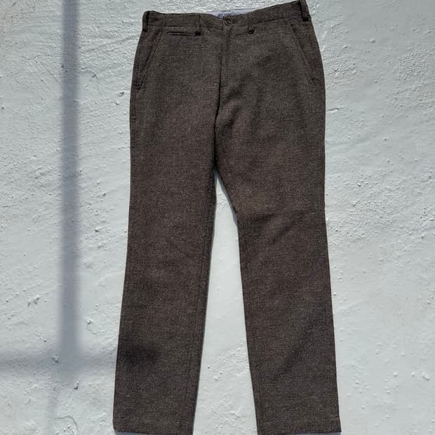 JP beauty&youth 뷰티풀앤유스 울 블렌드 슬랙스 바지 (30)