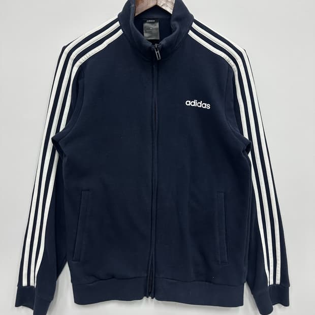 아디다스 네이비 베켄바우어 져지 트랙탑 