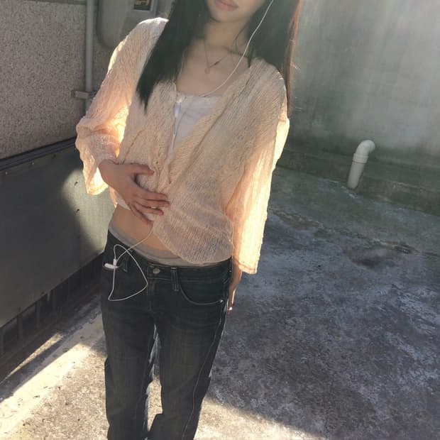 vintage lace cardigan