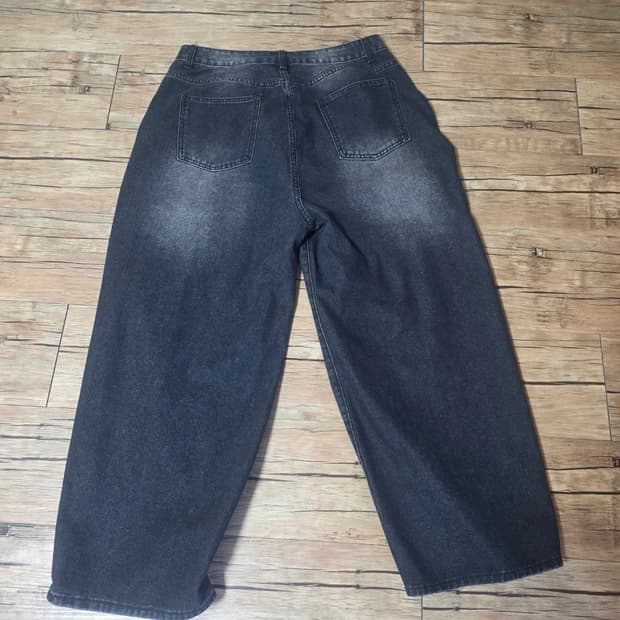 훅청 와이드 벌룬핏 데님 팬츠 팔아요~