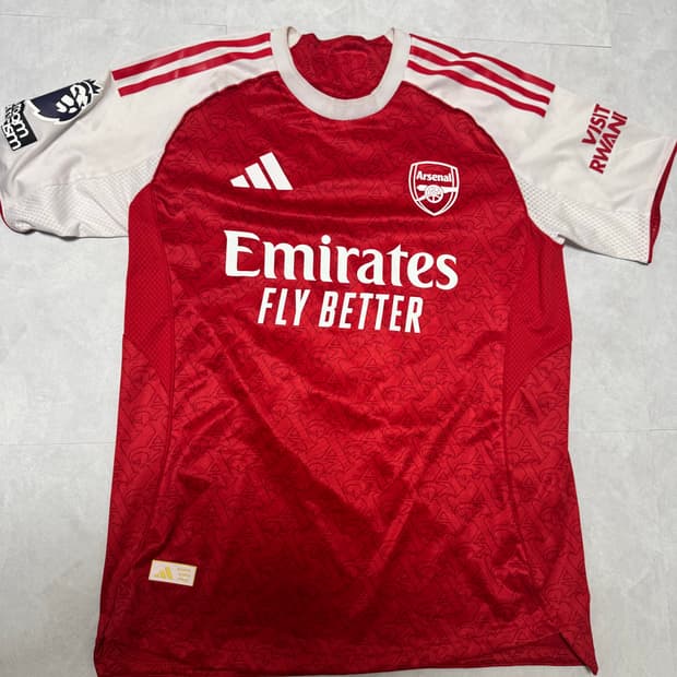 아디다스 아스날 25 26 레플리카 홈 선수용 요케레스 마킹 유니폼