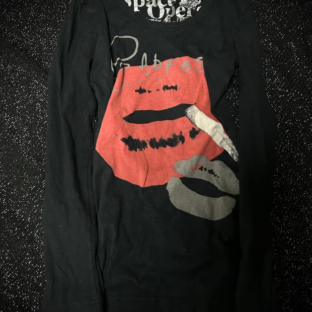 2000s JPN 펑크 Y2K 블랙 롱슬리브