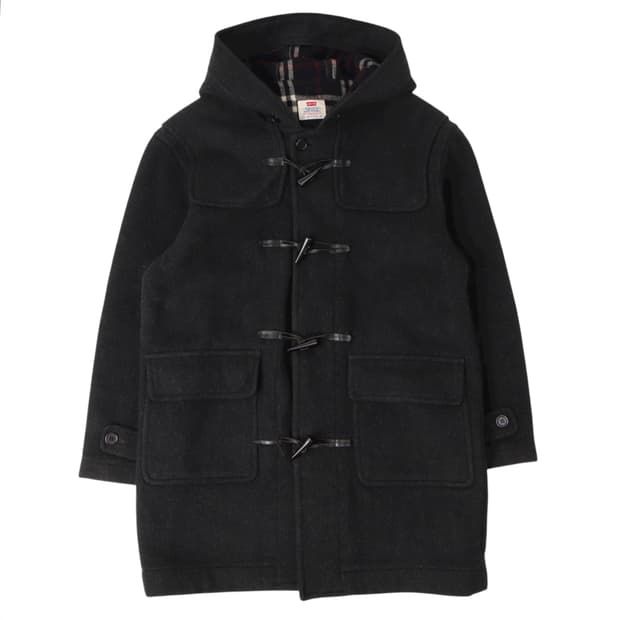 리바이스 2000s 챠콜 울 더플코트