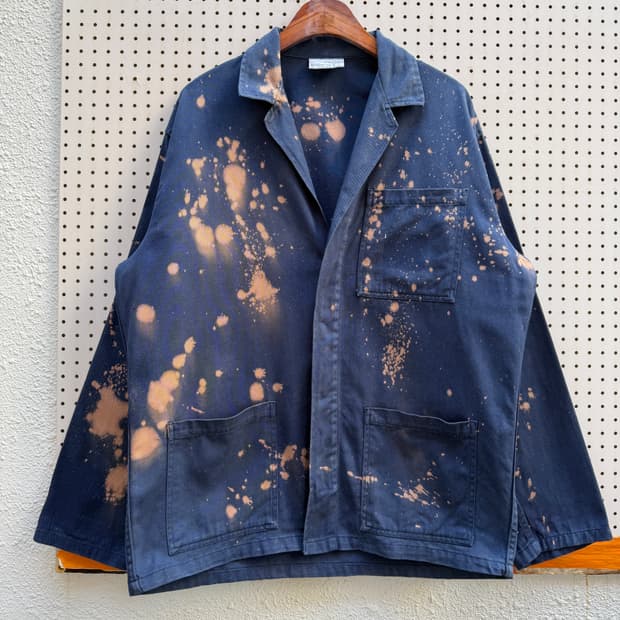 OLD EURO BLEACH FRENCH WORK 빈티지 프렌치워크자켓