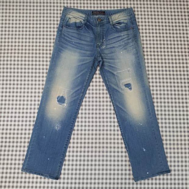 후부 스판 데님 청바지 남자30