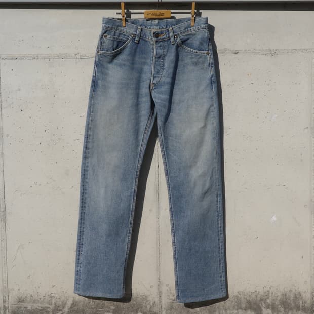 90s Lee 60s 101B 타입 하프 셀비지 데님 팬츠