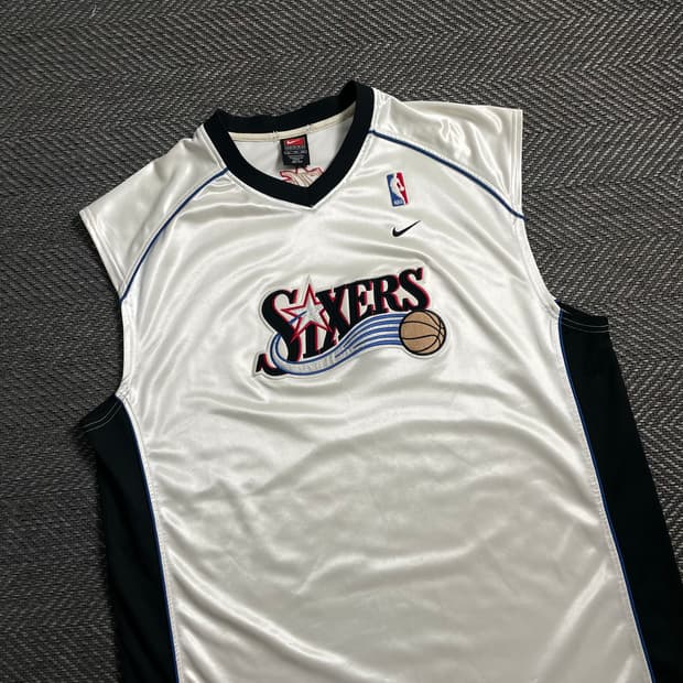 00s 나이키 필라델피아 세븐티식서스 바스켓볼 져지y 4094