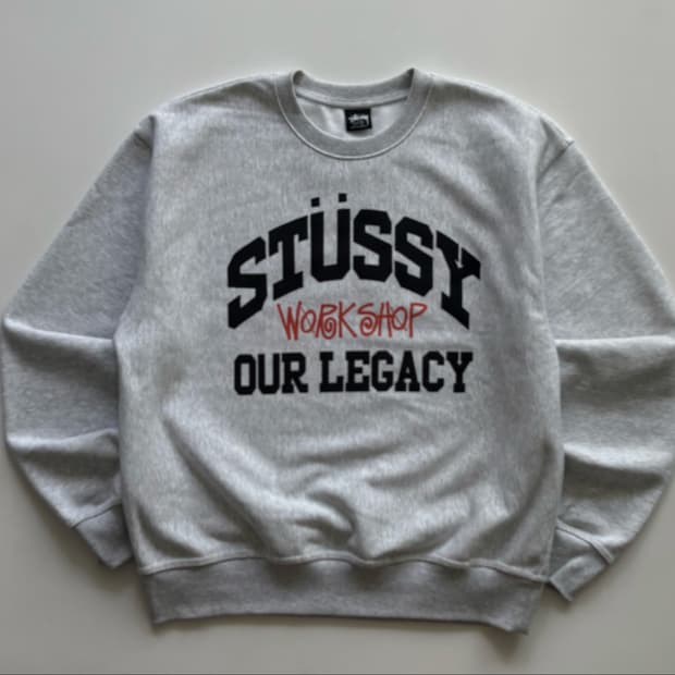 stussy 스투시 x 아워레가시 빅로고 맨투맨