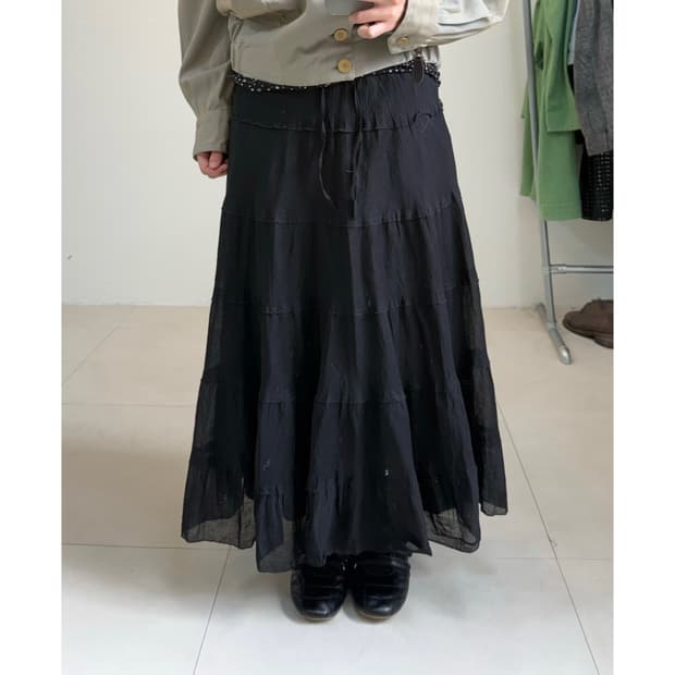빈티지 롱 스커트