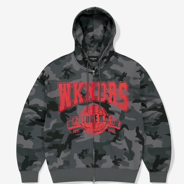 위캔더스 H.O.F ZIPUP HOODIE (B.CAMO)