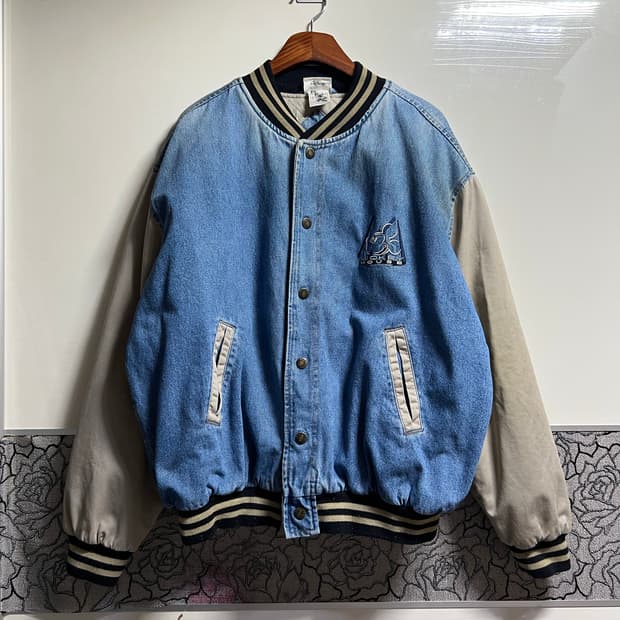 빈티지 디즈니 미키마우스 데님 자켓