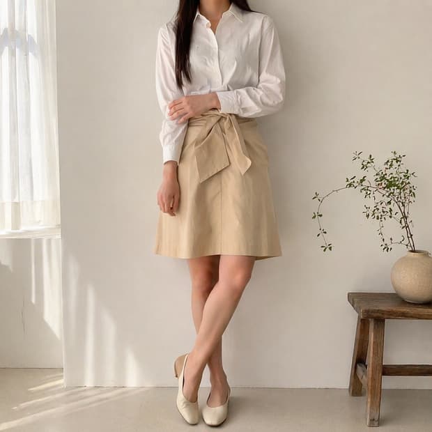 미우미우 miu miu 허리벨트 스커트