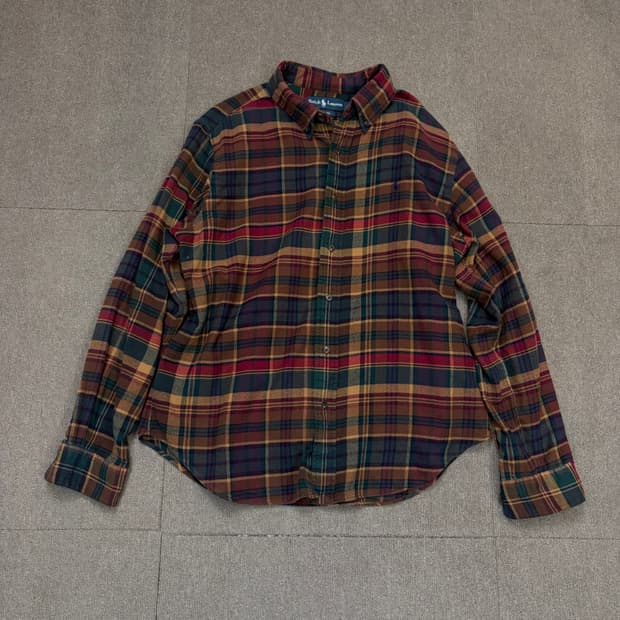 polo 폴로 랄프로렌 플란넬 체크셔츠 